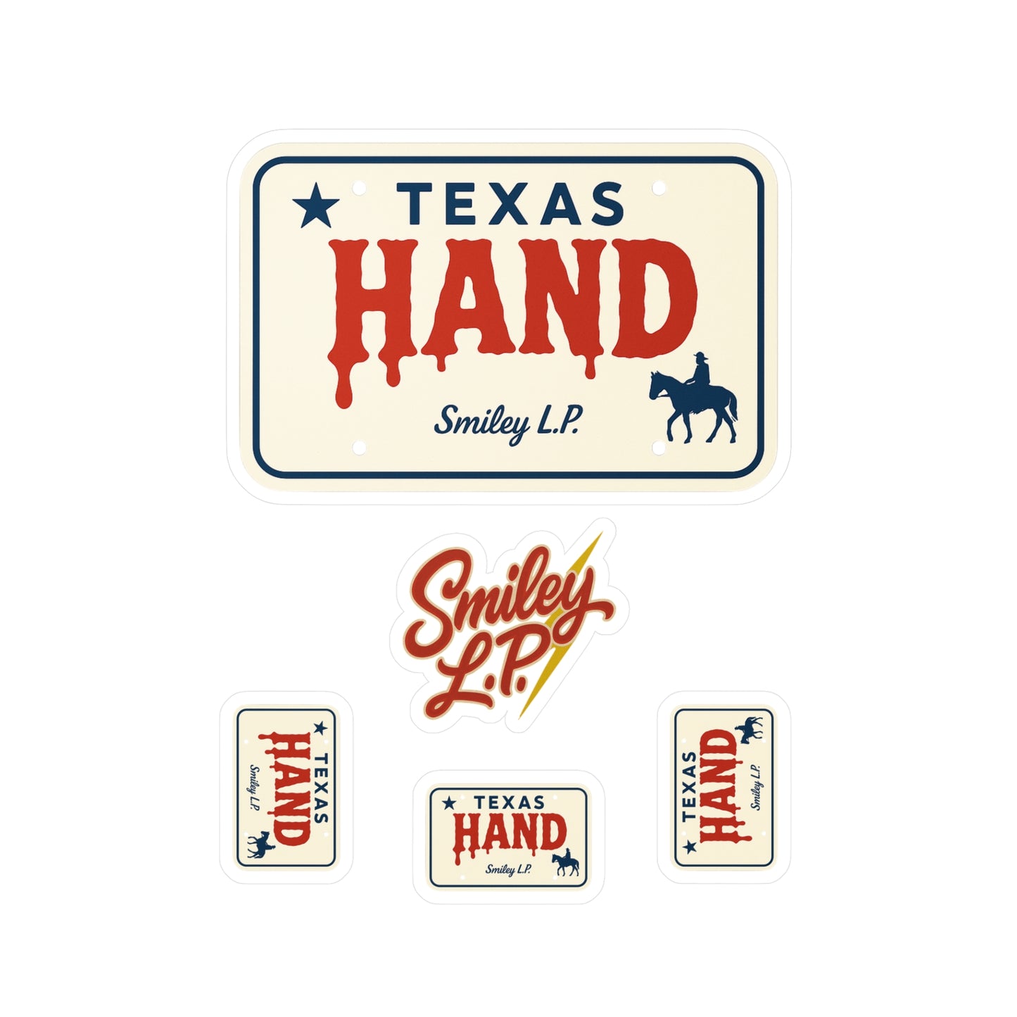 Texas HAND Decal Pack