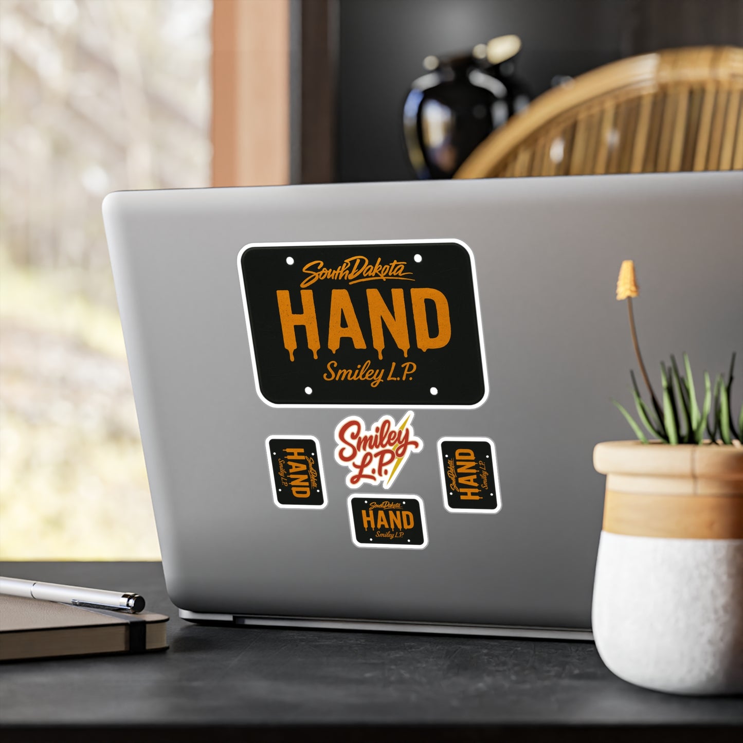 South Dakota HAND Kiss-Cut Vinyl Decals