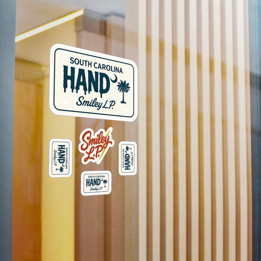 South Carolina HAND Kiss-Cut Vinyl Decals