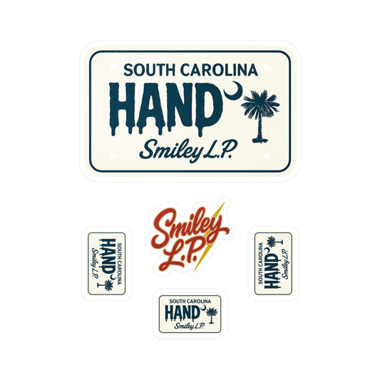 South Carolina HAND Kiss-Cut Vinyl Decals