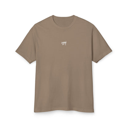 Dude, Smile. - Unisex Heavyweight Cotton Tee