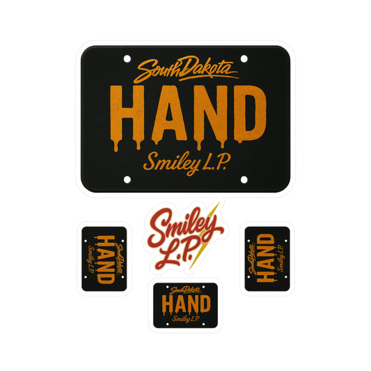 South Dakota HAND Kiss-Cut Vinyl Decals