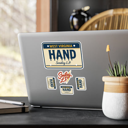 West Virginia HAND Kiss-Cut Vinyl Decals