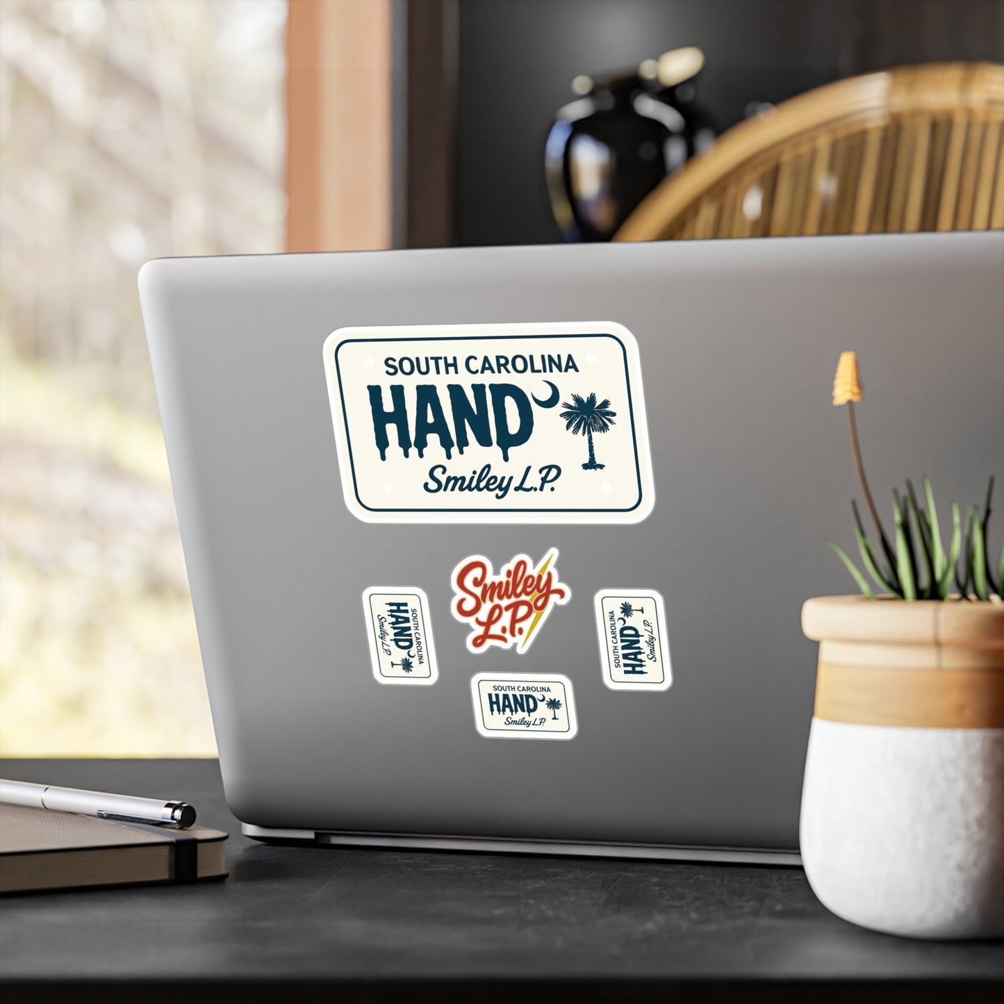 South Carolina HAND Kiss-Cut Vinyl Decals