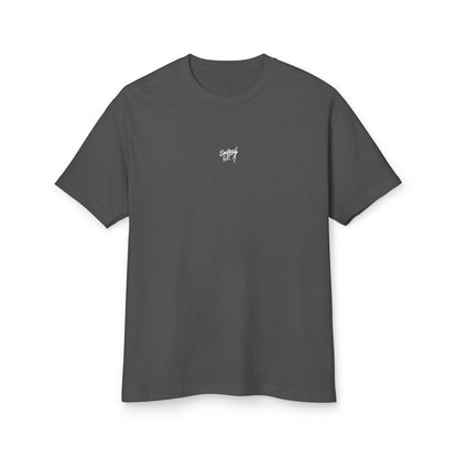 Dude, Smile. - Unisex Heavyweight Cotton Tee