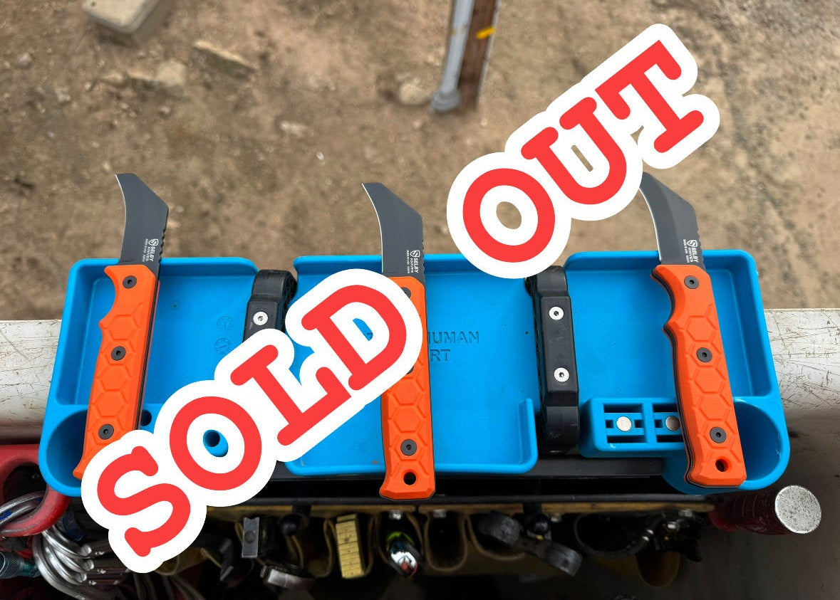 Blue tray with 'SOLD OUT' text overlay.