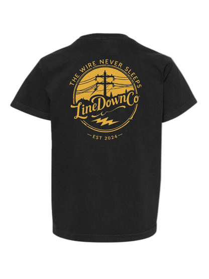Line Down Co. Black & Gold