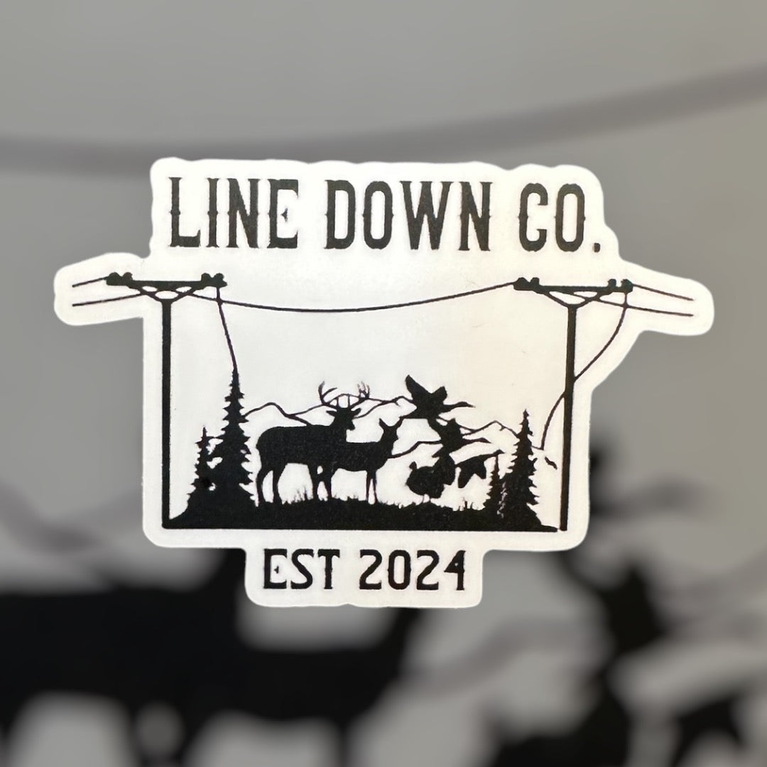 Hunting Logo Sticker