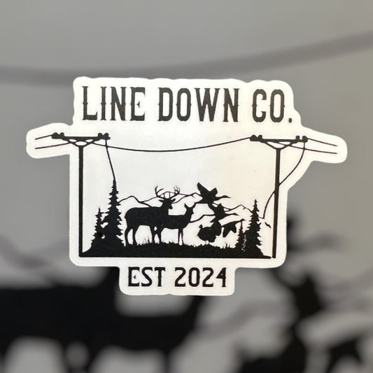 Hunting Logo Sticker